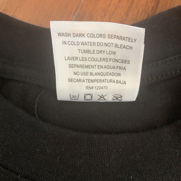 Skate Warehouse Traditional T-Shirt Black Super Max Heavy Front Back Logo Size L - Picture 5 of 9